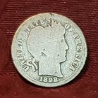 1898-O Barber Dime 90% Silver, Free Shipping
