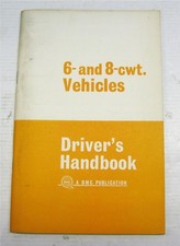 BMC 6 + 8 cwt Van Pick Up Commercial Owners Handbook 1968 #AKD 3923 J
