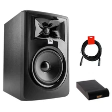 JBL 305P MkII 5" Studio Monitor with Small Isolation Pad & XLR Cable