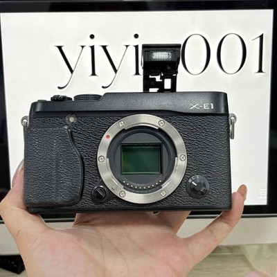 Fujifilm X-E1 16.3 MP X Series Digital SRL Camera Black Body Black Tested