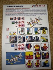Rossiya Airbus A319 Safety Card