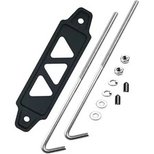 Battery Hold Down Sets, With Aluminum Battery Tie Down Bracket And Black