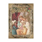 Christmas Angel With A Doll Cotton Fabric Quilt Block Panel Sewing Applique — photo 1