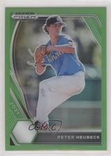 2021 Panini Prizm Draft Picks Lime Green Prizm 71/75 Peter Heubeck #PDP101 0s23