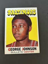 1971-72 Topps Basketball #21 George Johnson EX  Washington Bullets SF Austin