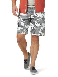wrangler white camo cargo shorts