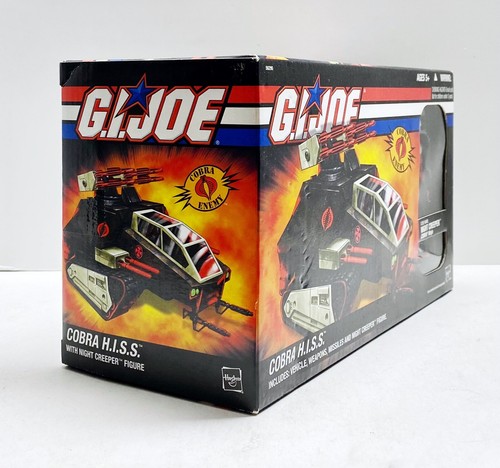 GI Joe COBRA H.I.S.S. 2005 MIB werkseitig versiegeltes Fahrzeug mit Nachtkriecherfigur - Bild 3 von 8
