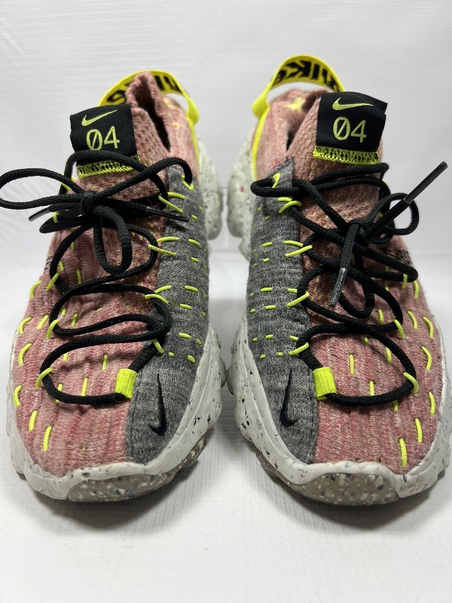 NIKE Space Hippie 04 Lemon Venom Pink gray CD3476-700 Knit Stretch