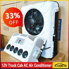 12V 12000BTU Air Conditioner Mini Split A/C For Semi Trucks Bus RV Caravan Vans