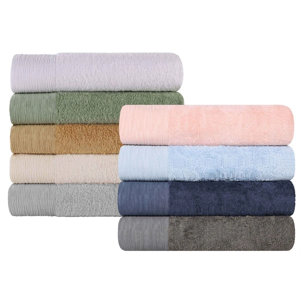 6-Piece Rayon from Bamboo Solid Ultra Plush Fluffy Eco-Friendly Hand Towel Set - Image 3 of 3