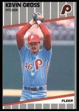 1989 Fleer #569 Kevin Gross Philadelphia Phillies Baseball Card