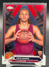 2023-24 Topps Chrome Pete Nance RC Base #144 Cleveland Cavaliers