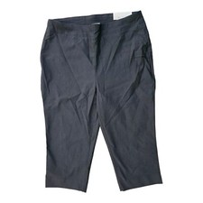 Chico's Black So Slimming Brigitte Slim Capri Pant Women's Size 1/8 NWT 69