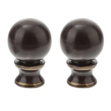 2PCS Lamp Finials Table Lamp Decorative Cap Iron Shades Lamps Finial Finials 