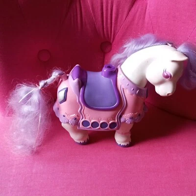 Jouet Keypers Tonka cheval à coiffer sans la clé avec brosse vintage 1982 - Photo 1/4