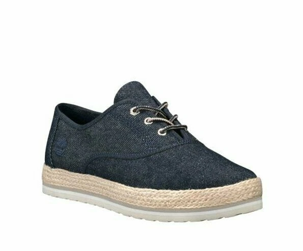 Scarpe da ginnastica Timberland da donna Eivissa Sea Oxford tela blu navy in pelle A1MBE US