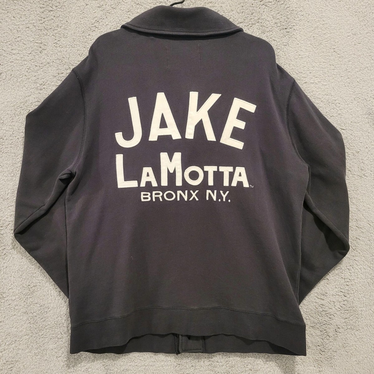 Rare 2XL Roots Of Fight Jake LaMotta Cardigan Jacket Discontinued