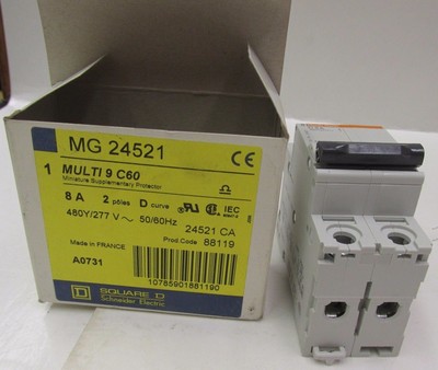 Merlin Gerin/ Square D Multi 9 C60 Miniature Supplementary Protector 50008 ELL