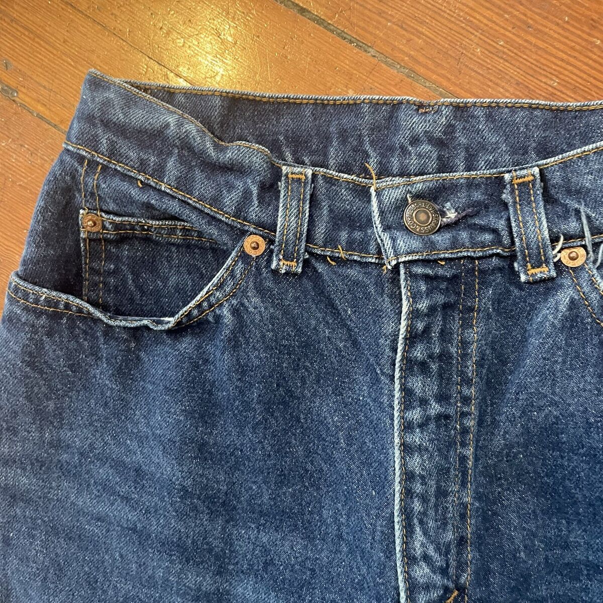 Vintage 80s Levi's White Tab Jeans 26 X 29.5 Straight Leg Vintage 80s Levi's White Tab Jeans 26 X 29.5 Straight Leg