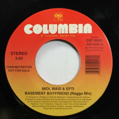 Soul 45 Midi, Maxi & Efti - Basement Boyfriend (Ragga Mix) / Basement Boyfriend