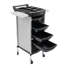 Ultimate Trolley Cart for Hair Salon Station – Space Saving Rolling Beauty Cart