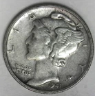 Vintage 1941 S  Mercury head dime Great collector coin  Free ship in the USA