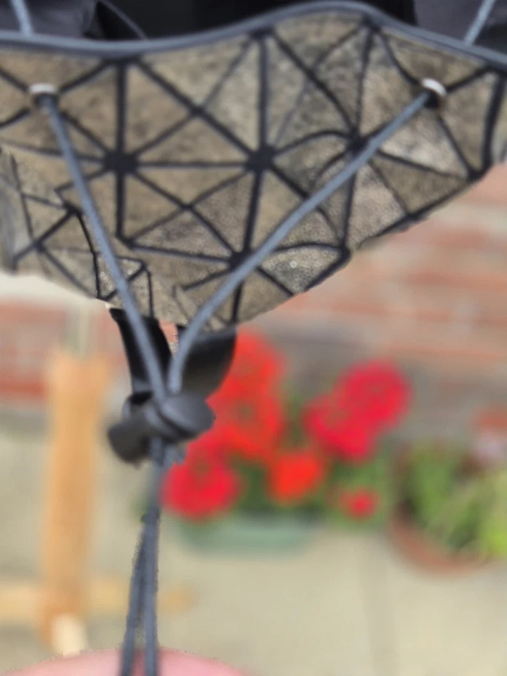 Geometric Gold/Black Backpack/Rucksack  - Image 4 of 4