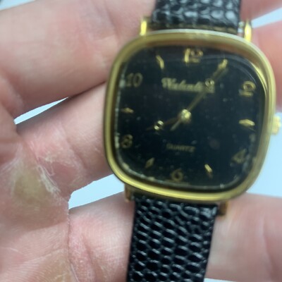 Vintage Valentino Ladies Quartz Watch Two Tone Gold Silver Japan