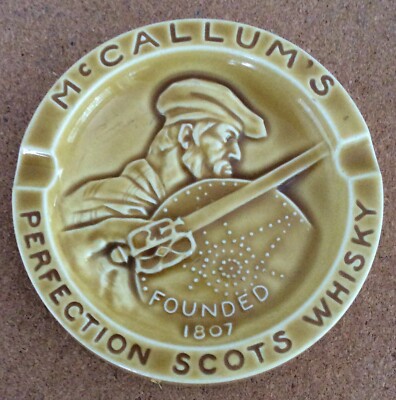 Mc CALLUM S PERFECTION SCOTS WHISKY Ashtray Royal Doulton