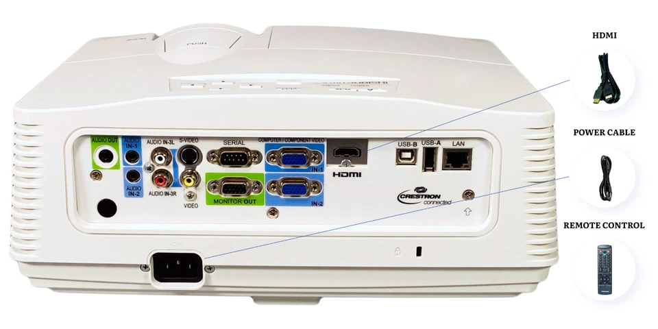 Professional WXGA DLP Projector 4300 ANSI – Sharp, Vivid Colors & Long Lamp Life - Image 3 of 4