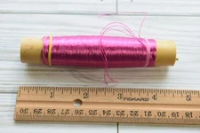 Gorgeous Moroccan Bulk  LIGHT MAGENTA  Silk Floss Spool (50+ Yards) Fly Tying