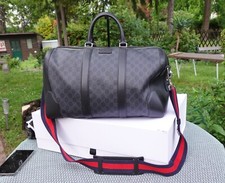 GUCCI BAG 45 logo supreme black red blue week...