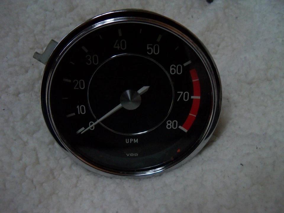 BMW E9 1968-1974 3,0 cs 2800 c velocímetro calibre UPM RPM fabricante de equipos originales Foto 2 de 4