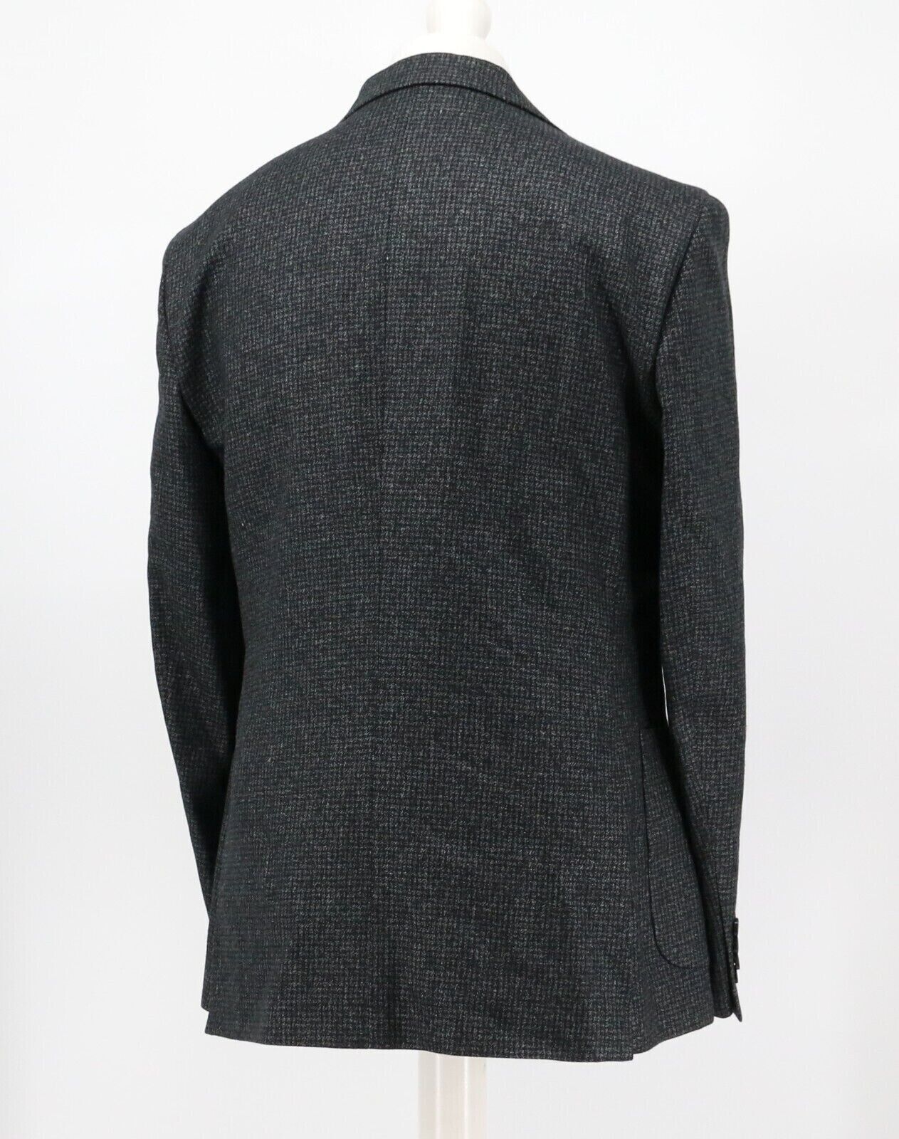 Charles Tyrwhiytt Mini Grid Check Jacket Charcoal… - image 4