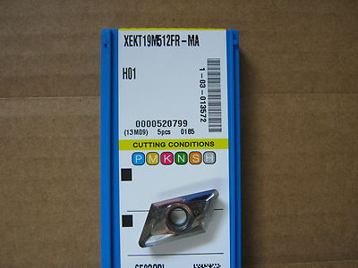  XEKT19M512FR-MA H01(XEKT-MA)Cast/Aluminum Turning Inserts .047'' rad Korloy