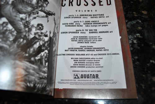AVATAR Comics Crossed Vol 8 BADLANDS Simon Spurrier David Hine Februar 2014 PB - Bild 2 von 3