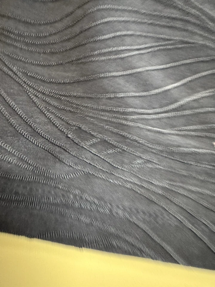 JM Collection Jennifer Moore Sleeveless Top M Navy Blue Wavy Thread Knit Spandex Foto 4 de 4