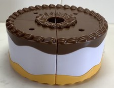 Fisher Price Servin Surprises Birthday Cake Set/ 2-sided Incomplete