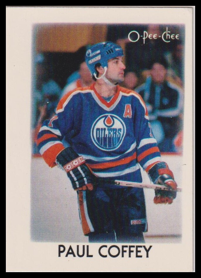1987-88 O-Pee-Chee Minis #8 Paul Coffey