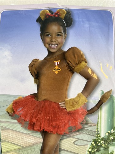 El Mago de Oz León Cobarde Pequeño 4-6 Niño Disfraz Tutú Rubí NUEVO - Imagen 6 de 8