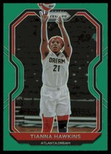 2021 Panini Prizm WNBA Prizms Green #62 Tianna Hawkins Atlanta Dream