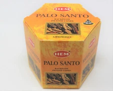 Hem PALO SANTO Backflow Incense Cones: Pack 40 (Back flow Cones, Fountain Style)
