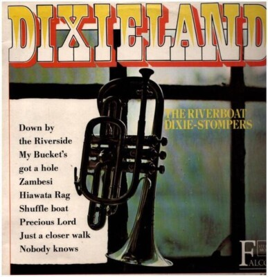 The Riverboat Dixie-Stompers Dixieland NEAR MINT Falcon Vinyl LP