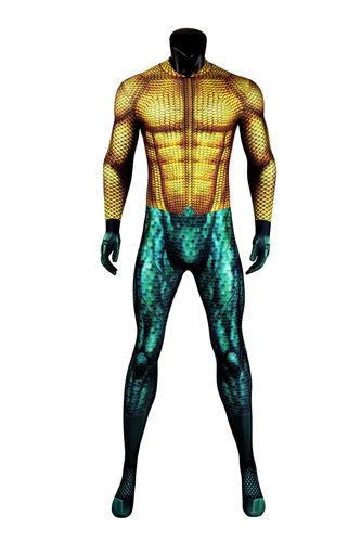 Aquaman 2 el Reino Perdido Arthur Curry Disfraz Trajes Mono Zentai - Imagen 25 de 26