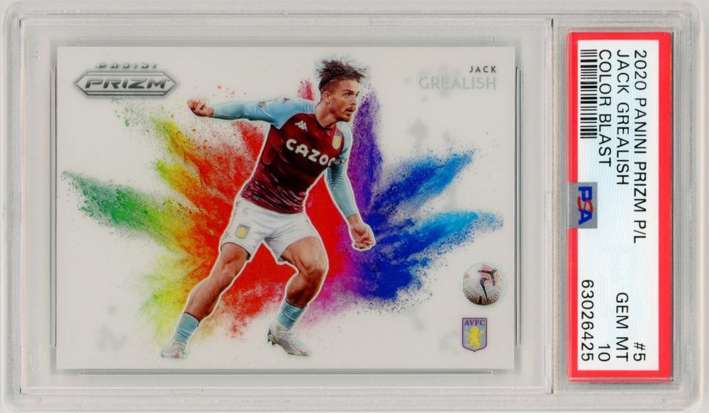 2020-21 PANINI PRIZM プレミア Jack Grealish 2020-21 Panini Prizm Premier League Jack Grealish Color