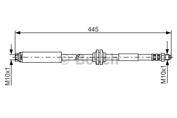 Bosch 1 987 476 180 Brake Hose For Ford Ford Australia-image
