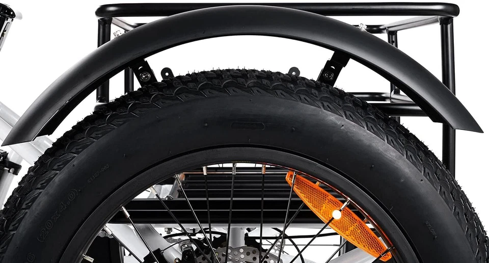 Cycling Bike Fender Rear Fenders for Motan M-330/340/350A ADDMOTOR E-Trike - Image 3 of 4