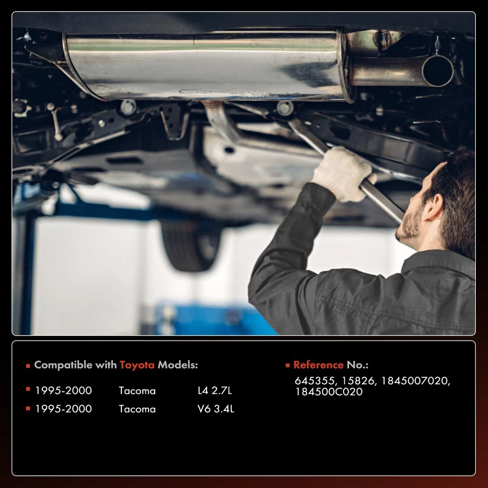 Convertidor catalítico para Toyota Tacoma 1995 1996 1997 1998-2000 L4 2,7 L V6 3,4 L Foto 2 de 4