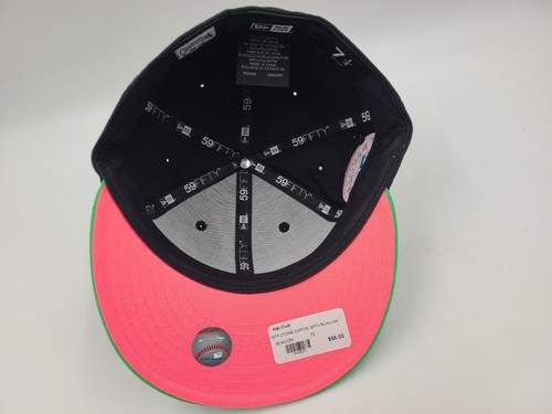 Montreal Expos 35th Anniversary 59Fifty 7 1/4 Hat Club Exclusive Cap Black Green - Picture 11 of 13