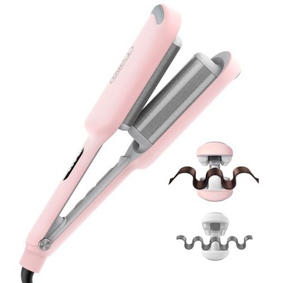 TYMO Rovy Hair Wave Lockenstab Ionic Lockenstab Keramik Turmalin Rosa 32 mm